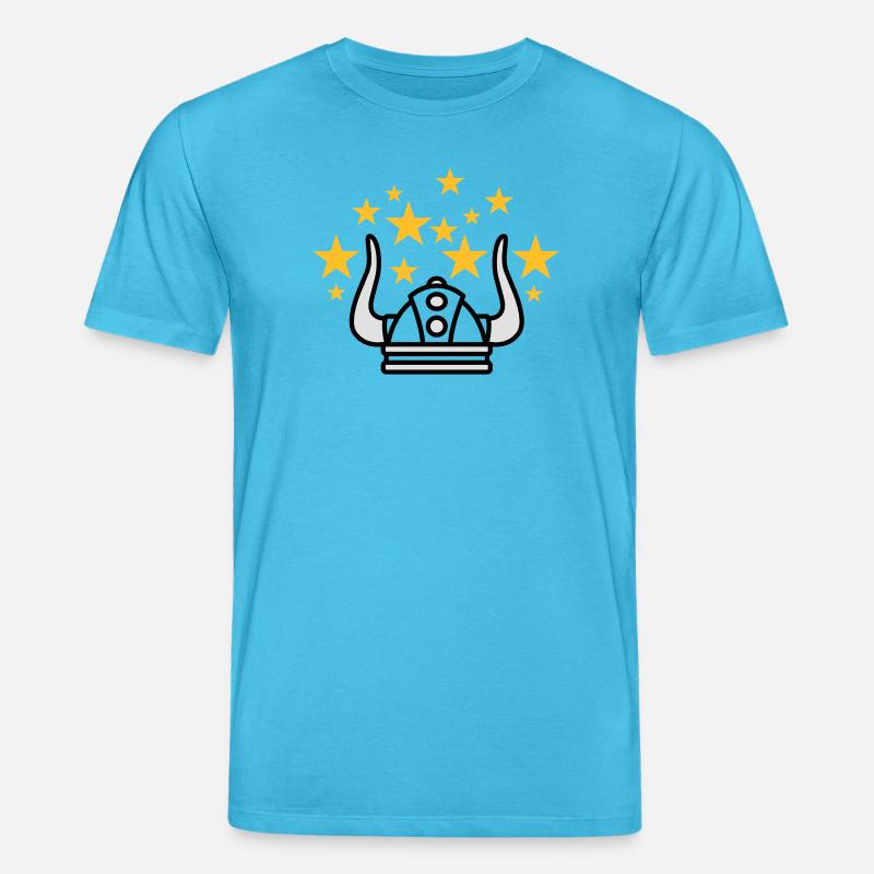 Wikinger Idee - Stanley/Stella Unisex Bio-T-Shirt CREATOR  - Aquablau
