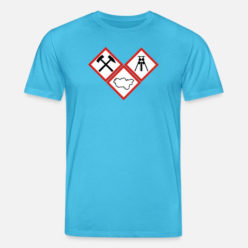 GEFAHR RUHRPOTT - Stanley/Stella Unisex Bio-T-Shirt CREATOR  - Aquablau