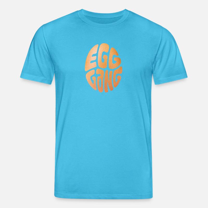 König der Eiertextur - Stanley/Stella Unisex Bio-T-Shirt CREATOR  - Aquablau