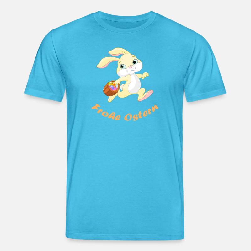 Pâques - T-shirt bio CREATOR Stanley/Stella Unisexe - bleu aqua