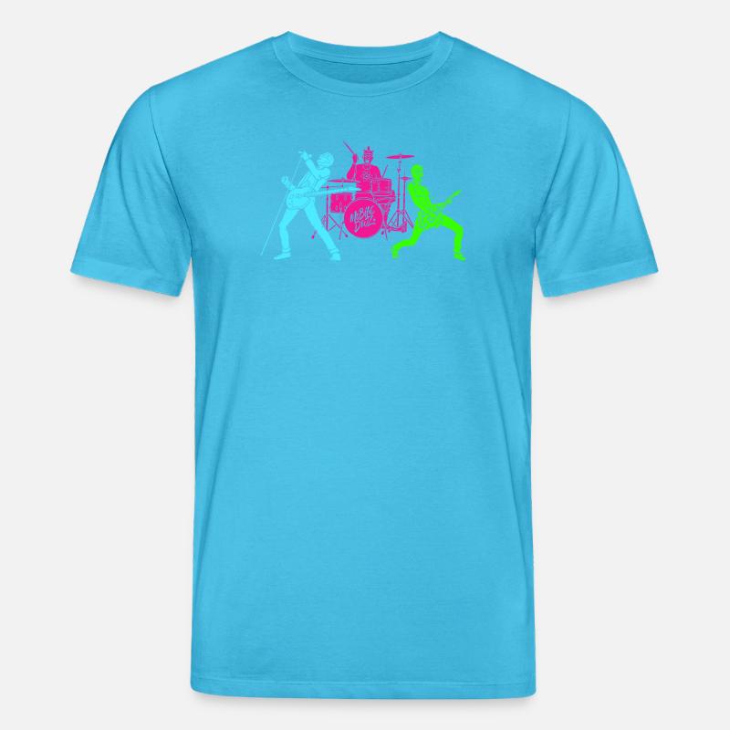 Mobile Devz Band - band of Developers - Stanley/Stella CREATOR Unisex Organic T-Shirt - aqua blue