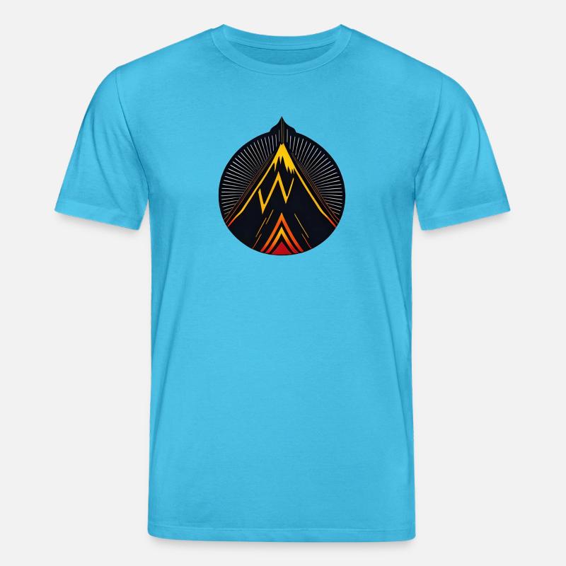 Vulkan logo - Stanley/Stella Unisex Bio-T-Shirt CREATOR - Aquablau
