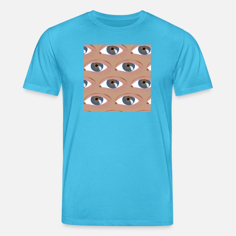 Die Augen aufgereiht - Stanley/Stella Unisex Bio-T-Shirt CREATOR  - Aquablau