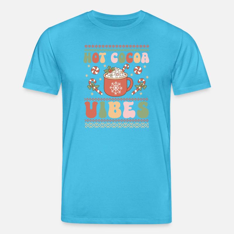 Pull de Noël moche - T-shirt bio CREATOR Stanley/Stella Unisexe - bleu aqua