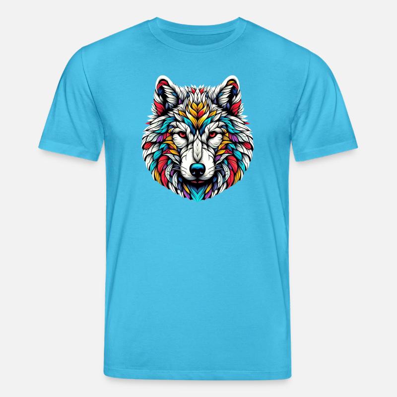 Wolf - Stanley/Stella Unisex Bio-T-Shirt CREATOR - Aquablau