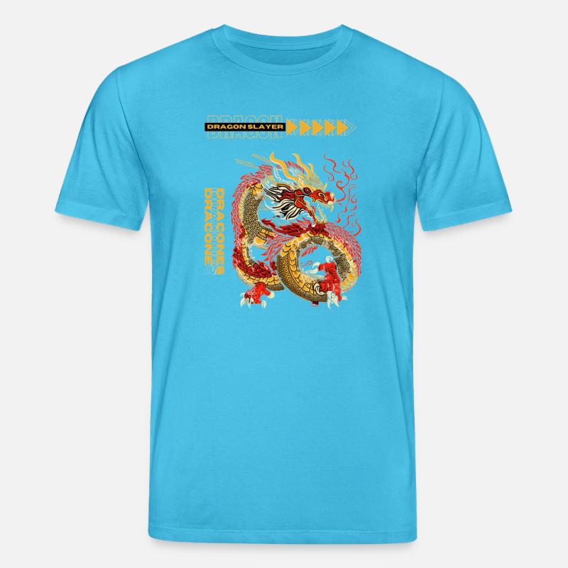 Drachentöter - Stanley/Stella Unisex Bio-T-Shirt CREATOR  - Aquablau