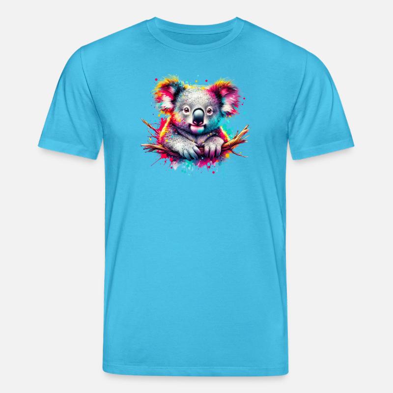 Koala - T-shirt bio CREATOR Stanley/Stella Unisexe - bleu aqua