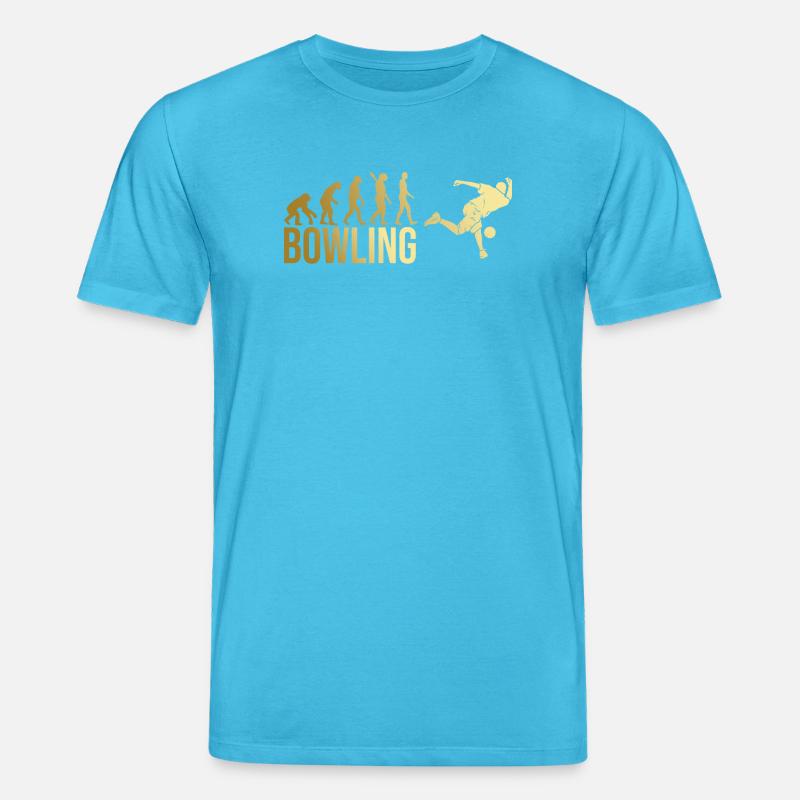 Evolution Bowling - Stanley/Stella Unisex Bio-T-Shirt CREATOR  - Aquablau