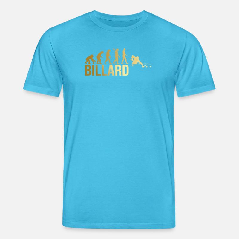 Evolution Billard - Stanley/Stella Unisex Bio-T-Shirt CREATOR  - Aquablau