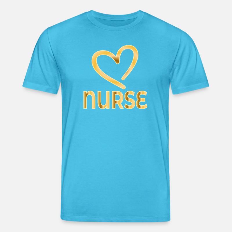 DANKE KRANKENSCHWESTER - Wertschätzung - Stanley/Stella Unisex Bio-T-Shirt CREATOR - Aquablau