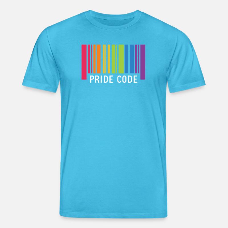 LGBT Pride Monat - Pride Code - Stanley/Stella Unisex Bio-T-Shirt CREATOR - Aquablau
