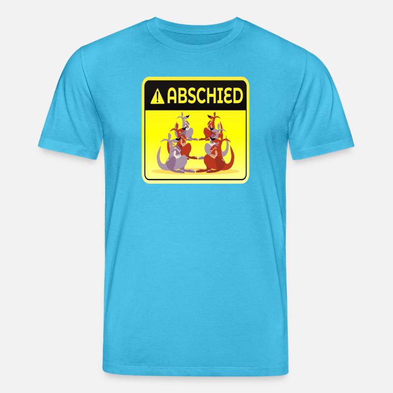 ABSCHIED KOLLEGEN TEAM GRUPPE - KÄNGURUS - Stanley/Stella Unisex Bio-T-Shirt CREATOR  - Aquablau
