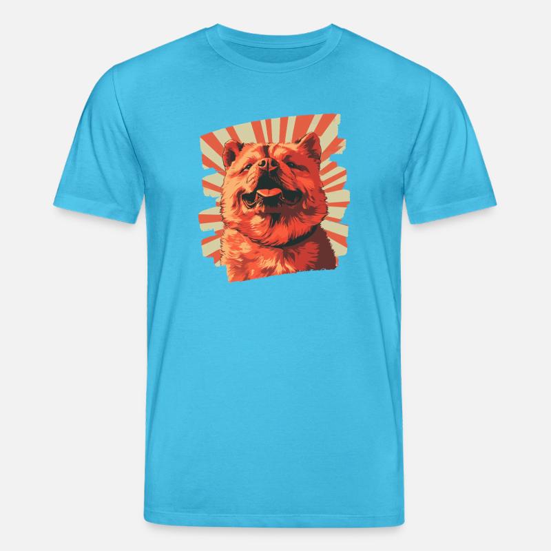 Chow Chow - Stanley/Stella Unisex Bio-T-Shirt CREATOR  - Aquablau