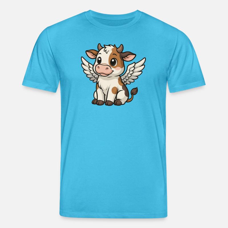 Kuh Engel Bulle - Stanley/Stella Unisex Bio-T-Shirt CREATOR  - Aquablau