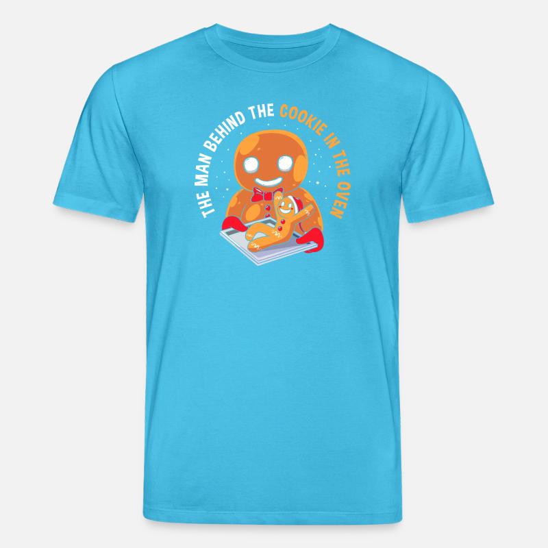 Werdende Väter Werdender Papa - Stanley/Stella Unisex Bio-T-Shirt CREATOR  - Aquablau