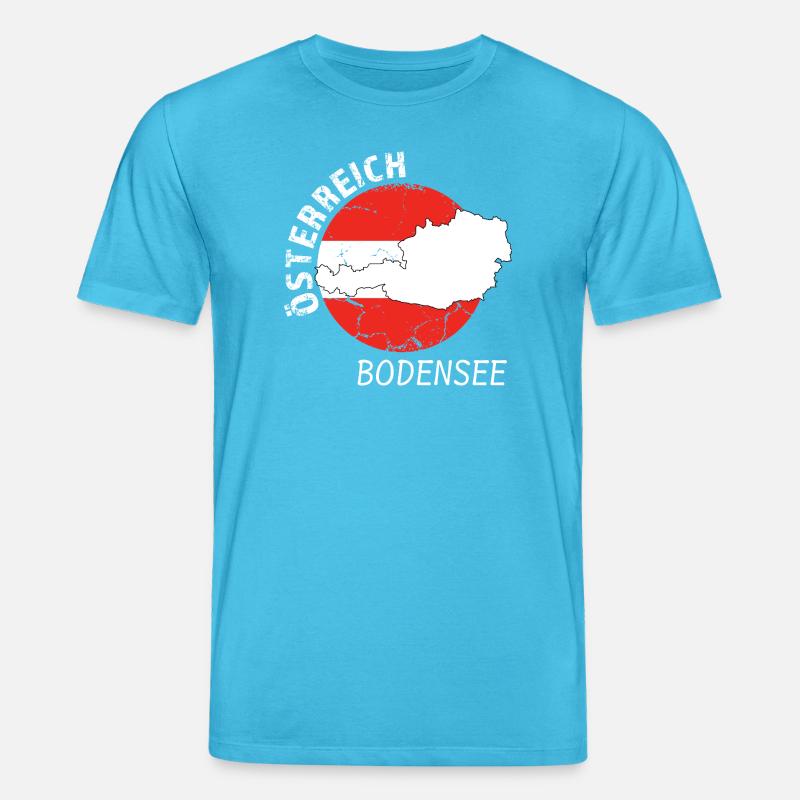 Bodensee - Stanley/Stella Unisex Bio-T-Shirt CREATOR  - Aquablau