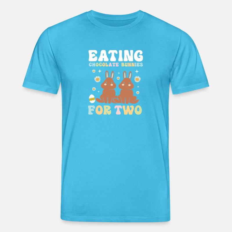 Werdende Mutter Ostern Gender Reveal - Stanley/Stella Unisex Bio-T-Shirt CREATOR - Aquablau