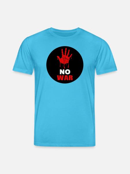 No War - T-shirt bio CREATOR Stanley/Stella Unisexe - bleu aqua