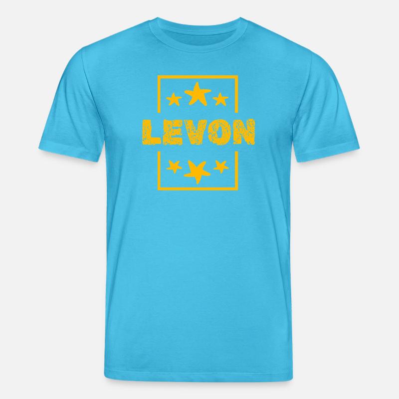 Levon als Levon - Stanley/Stella Unisex Bio-T-Shirt CREATOR  - Aquablau