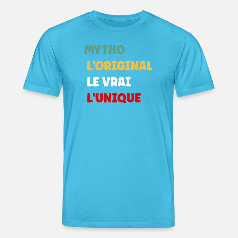 Mytho Original Unique Tee - T-shirt bio CREATOR Stanley/Stella Unisexe - bleu aqua