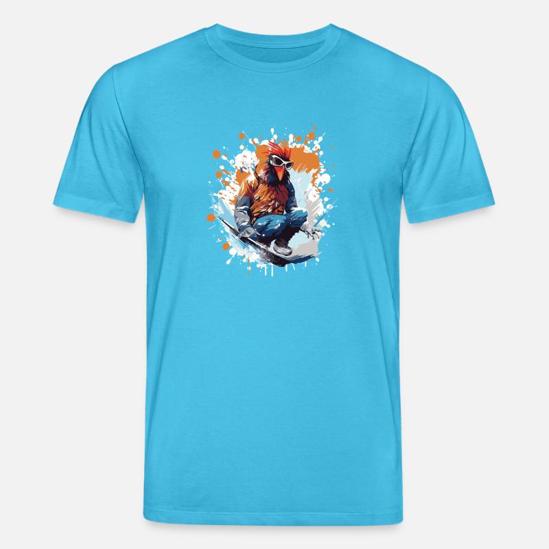 Hahn Snowboard - Stanley/Stella Unisex Bio-T-Shirt CREATOR  - Aquablau