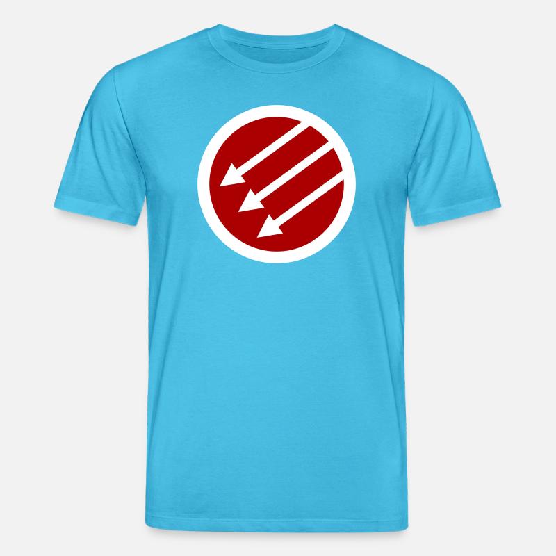 Iron Front / Eiserne Front / Järnfronten - Stanley/Stella Unisex Bio-T-Shirt CREATOR  - Aquablau