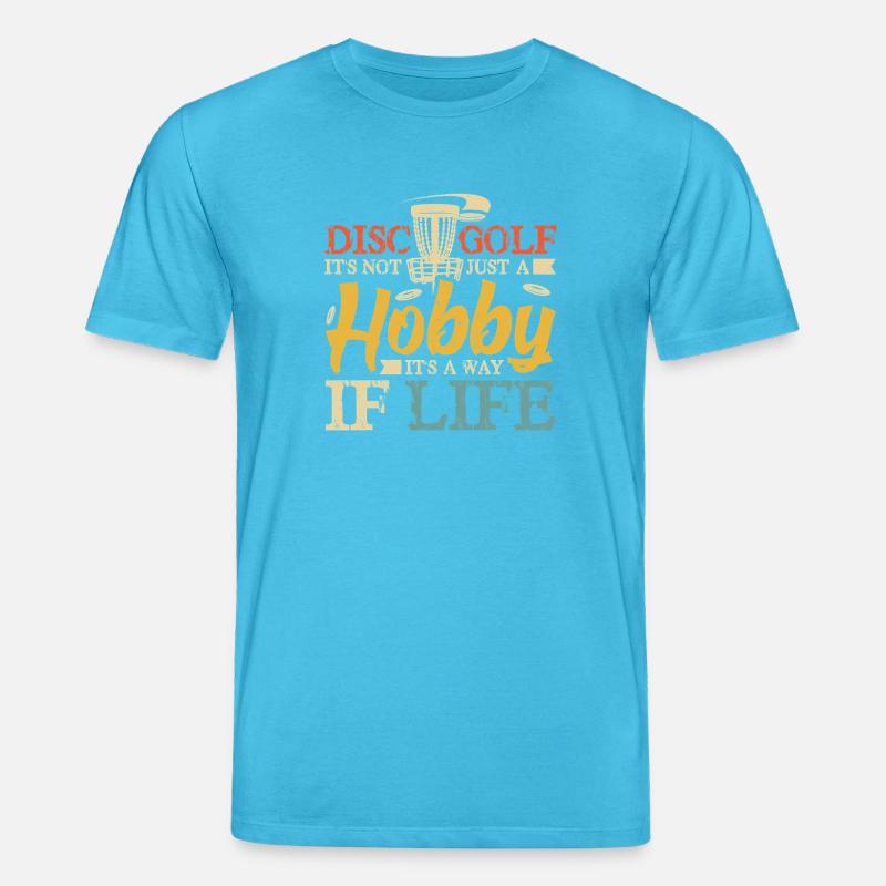 Disc Golf Geschenke Discgolf - Stanley/Stella Unisex Bio-T-Shirt CREATOR - Aquablau