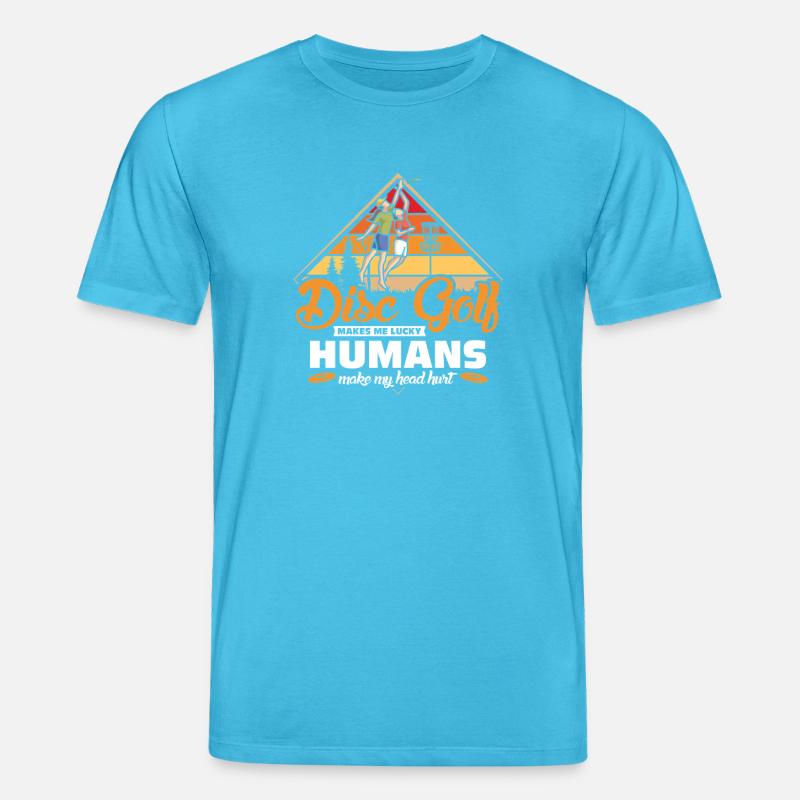 Cadeaux de disc golf Disc Golf - T-shirt bio CREATOR Stanley/Stella Unisexe - bleu aqua