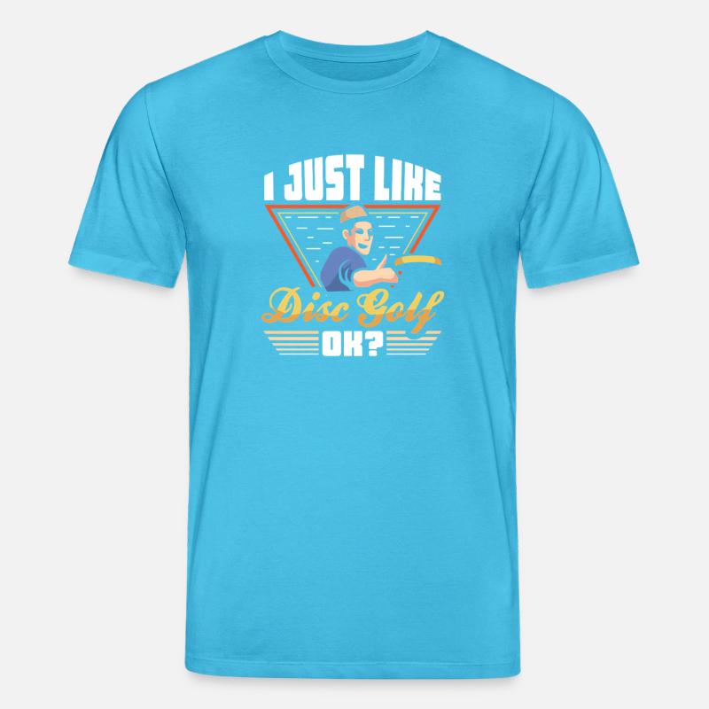 Cadeaux de disc golf Disc Golf - T-shirt bio CREATOR Stanley/Stella Unisexe - bleu aqua