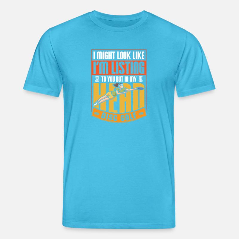 Disc Golf Geschenke Discgolf - Stanley/Stella Unisex Bio-T-Shirt CREATOR  - Aquablau