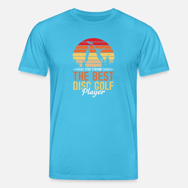 Disc Golf Geschenke Discgolf - Stanley/Stella Unisex Bio-T-Shirt CREATOR  - Aquablau
