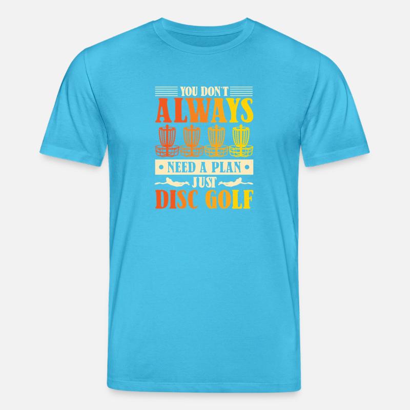 Cadeaux de disc golf Disc Golf - T-shirt bio CREATOR Stanley/Stella Unisexe - bleu aqua