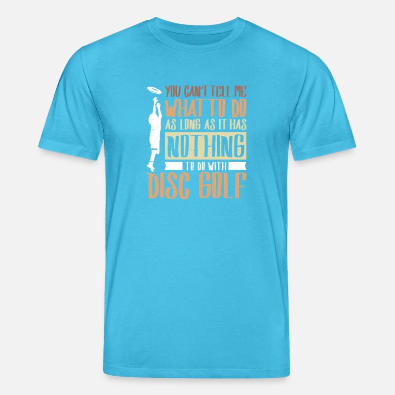 Cadeaux de disc golf Disc Golf - T-shirt bio CREATOR Stanley/Stella Unisexe - bleu aqua