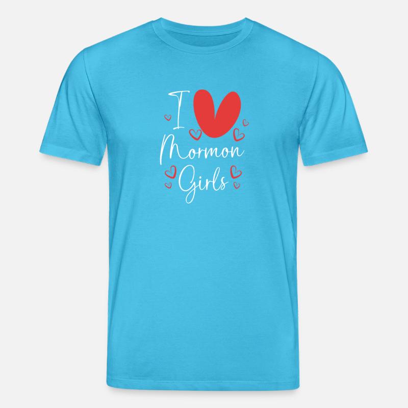 Mormonen Mädchen - Stanley/Stella Unisex Bio-T-Shirt CREATOR - Aquablau