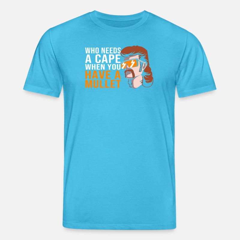 Coupe mulet Coupe mulet - T-shirt bio CREATOR Stanley/Stella Unisexe - bleu aqua