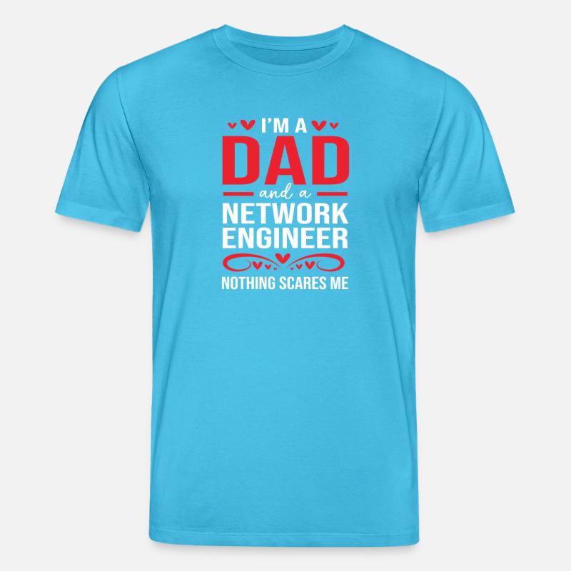 Netzwerk Ingenieur Programmierer Informatiker - Stanley/Stella Unisex Bio-T-Shirt CREATOR - Aquablau