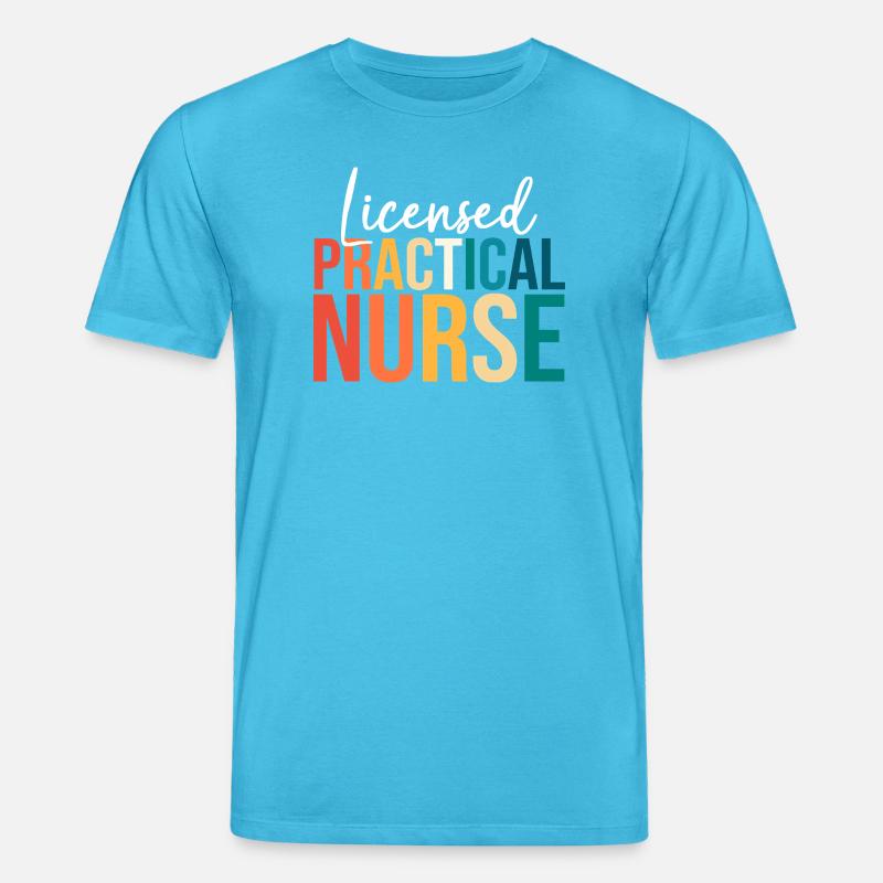 Krankenpfleger Krankenpflegerin Krankenschwester - Stanley/Stella Unisex Bio-T-Shirt CREATOR  - Aquablau