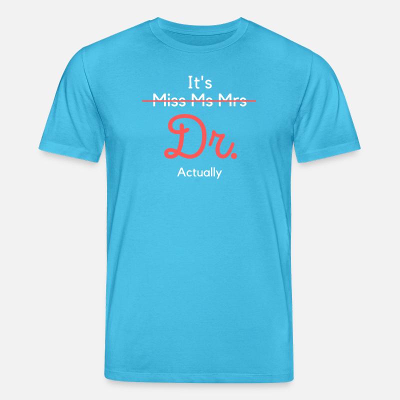 Dr. Titel Ermächtigen Sie Tee - Stanley/Stella Unisex Bio-T-Shirt CREATOR - Aquablau