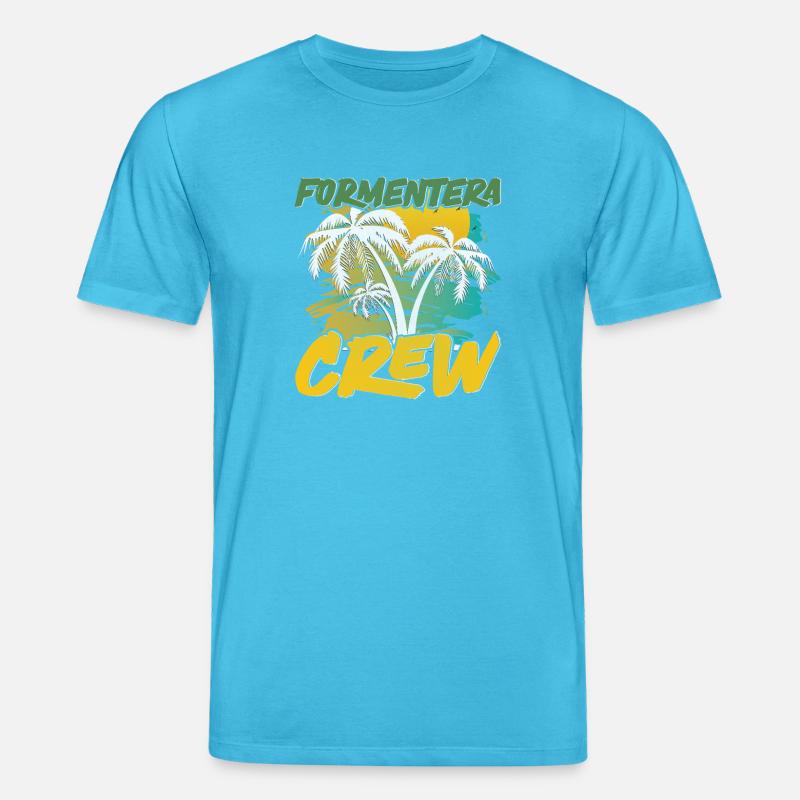 Formentera Crew - Stanley/Stella Unisex Bio-T-Shirt CREATOR  - Aquablau