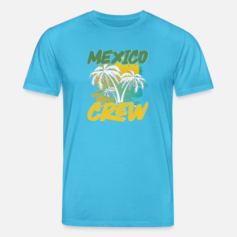 Mexiko Crew - Stanley/Stella Unisex Bio-T-Shirt CREATOR - Aquablau
