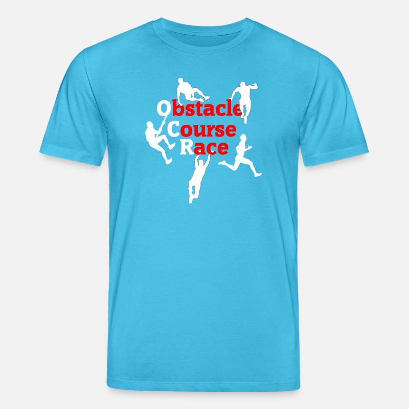 OCR Chaos – Obstacle Action Design - Stanley/Stella Unisex Bio-T-Shirt CREATOR  - Aquablau