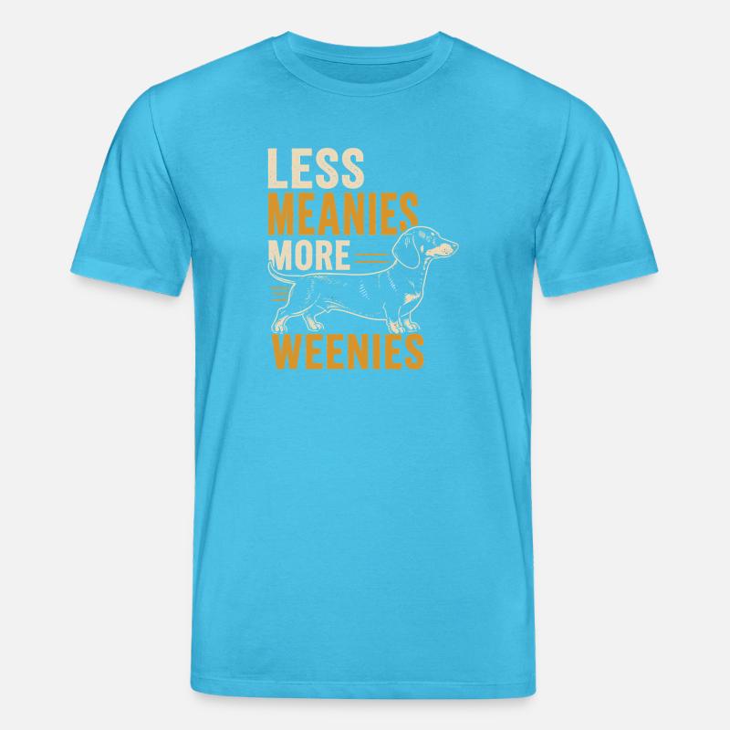 Moins méchant, plus de Weenies - T-shirt bio CREATOR Stanley/Stella Unisexe - bleu aqua