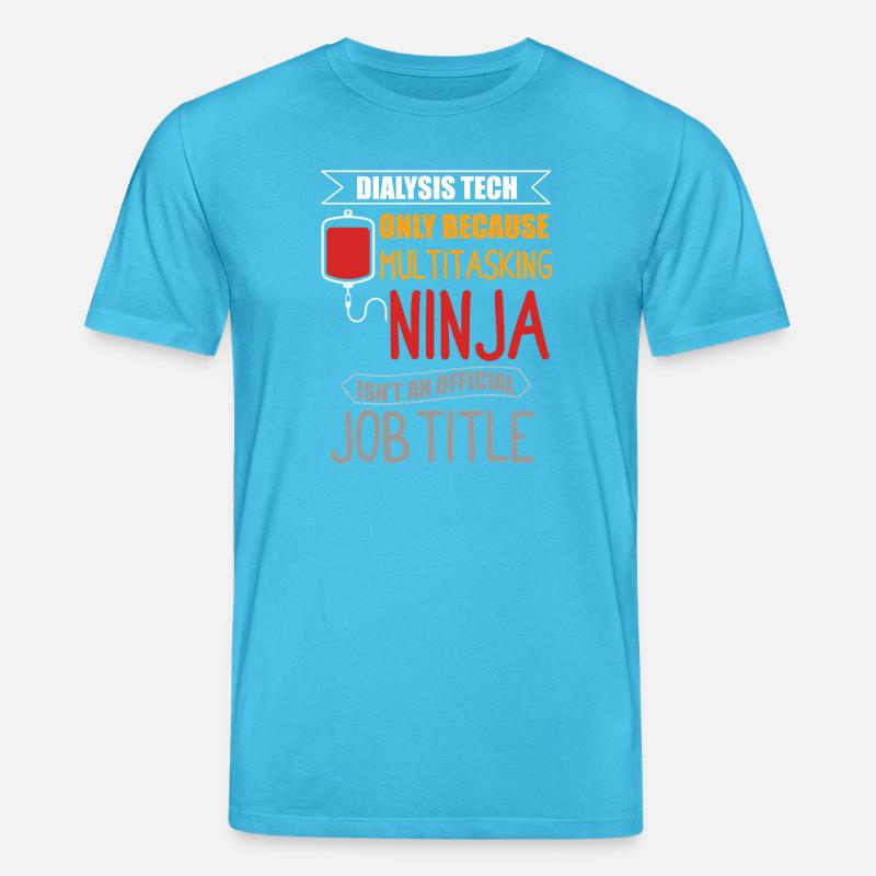 Technicien en dialyse néphrologie - T-shirt bio CREATOR Stanley/Stella Unisexe - bleu aqua