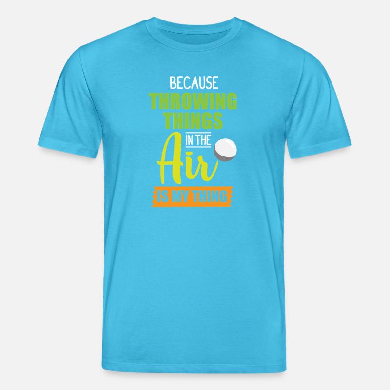 Diskuswurf Diskuswerfen Diskus diskuswerfer - Stanley/Stella Unisex Bio-T-Shirt CREATOR  - Aquablau
