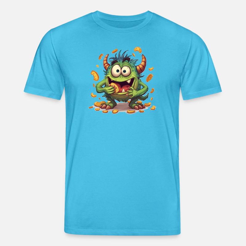 Snacking d’échantillons de menthe - T-shirt bio CREATOR Stanley/Stella Unisexe - bleu aqua