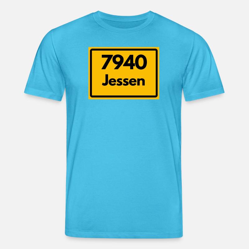 ANCIEN CODE POSTAL, SAXE-ANHALT 7940 JESSEN - T-shirt bio CREATOR Stanley/Stella Unisexe - bleu aqua