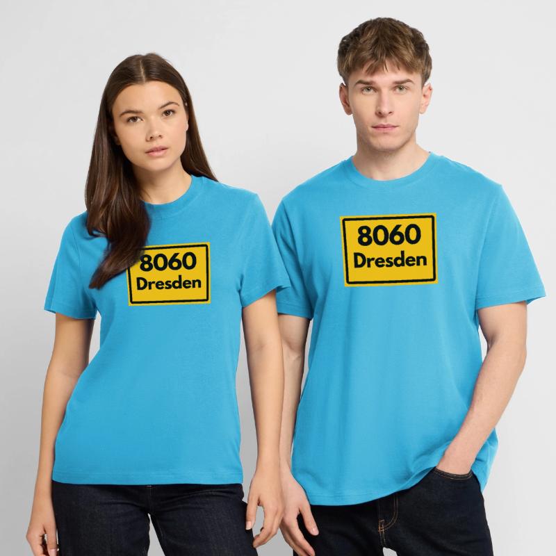 OLD POSTCODE ZIP CODE 8060 DRESDEN SAXONY Stanley/Stella CREATOR Unisex Organic T-Shirt