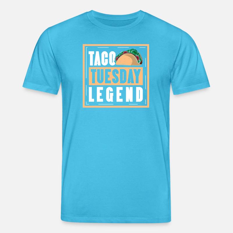 taco tuesday legend - Stanley/Stella Unisex Bio-T-Shirt CREATOR - Aquablau