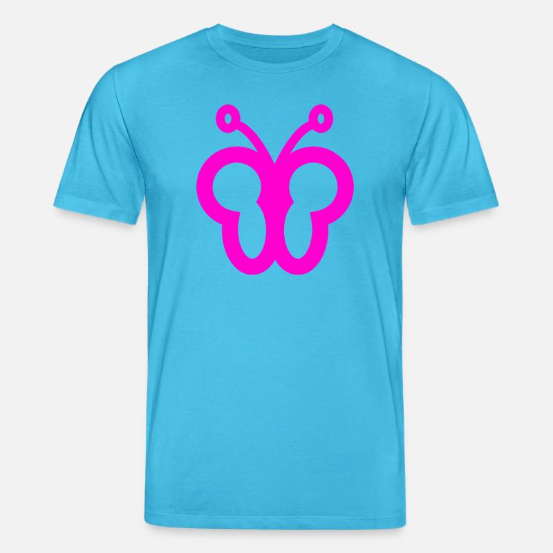 Papillon - T-shirt bio CREATOR Stanley/Stella Unisexe - bleu aqua