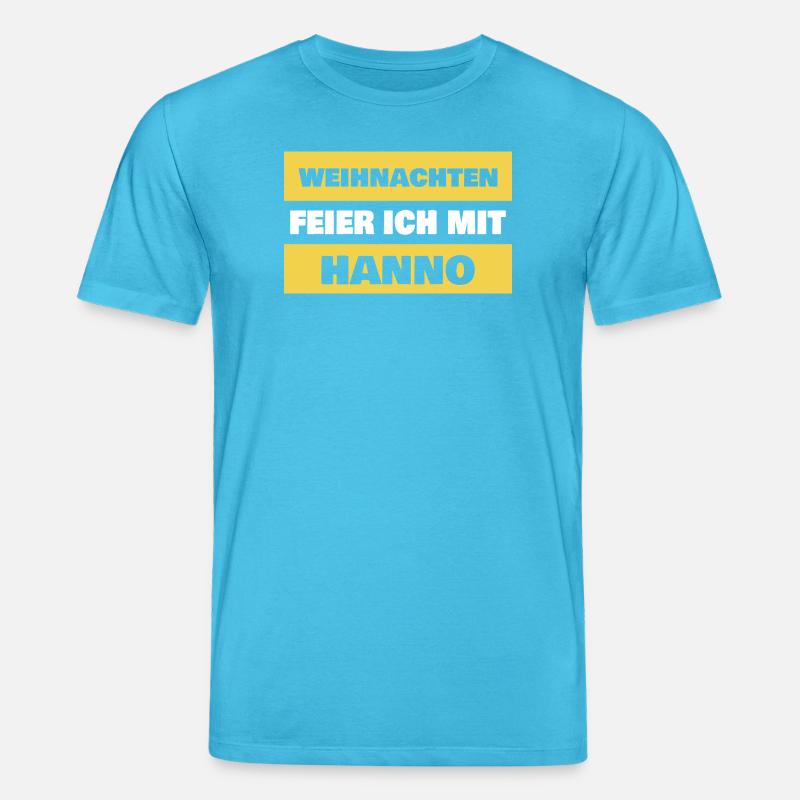 Spruch Hanno - Stanley/Stella Unisex Bio-T-Shirt CREATOR  - Aquablau